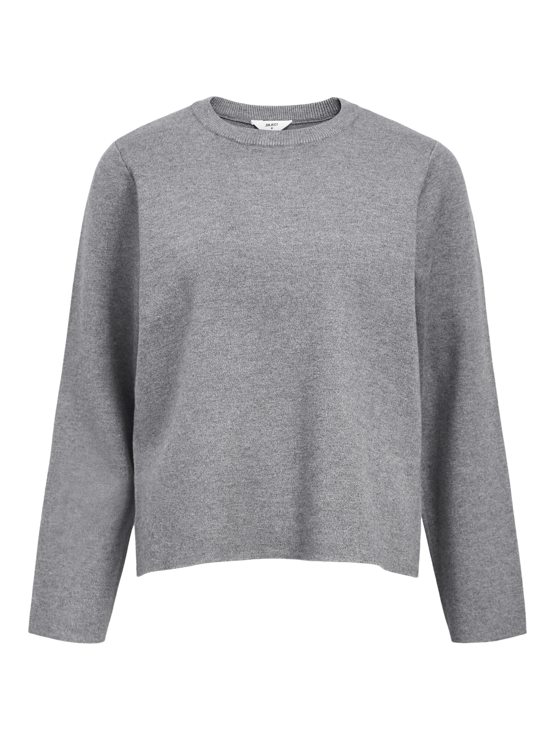 OBJREYNARD Pullover - Medium Grey Melange - VERO MODA & VILA Bergvik